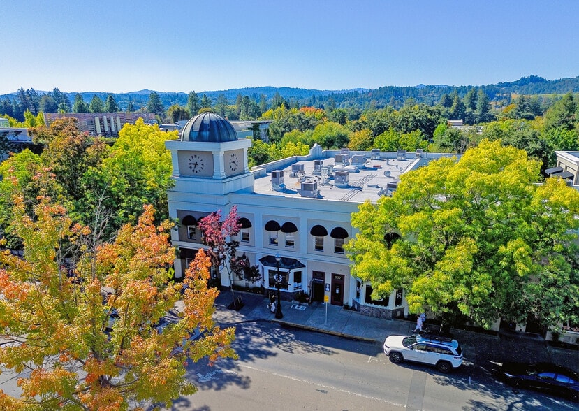 375 Healdsburg Ave, Healdsburg, CA for lease - Aerial - Image 2 of 2