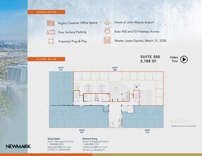 18952 MacArthur Blvd, Irvine, CA for lease Floor Plan- Image 1 of 1