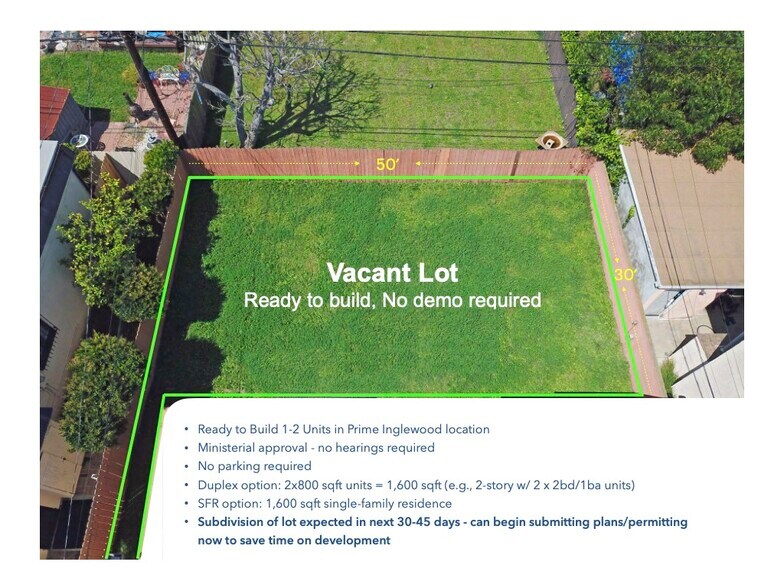 2705 79th St, Inglewood, CA à vendre - Aérien - Image 2 de 5