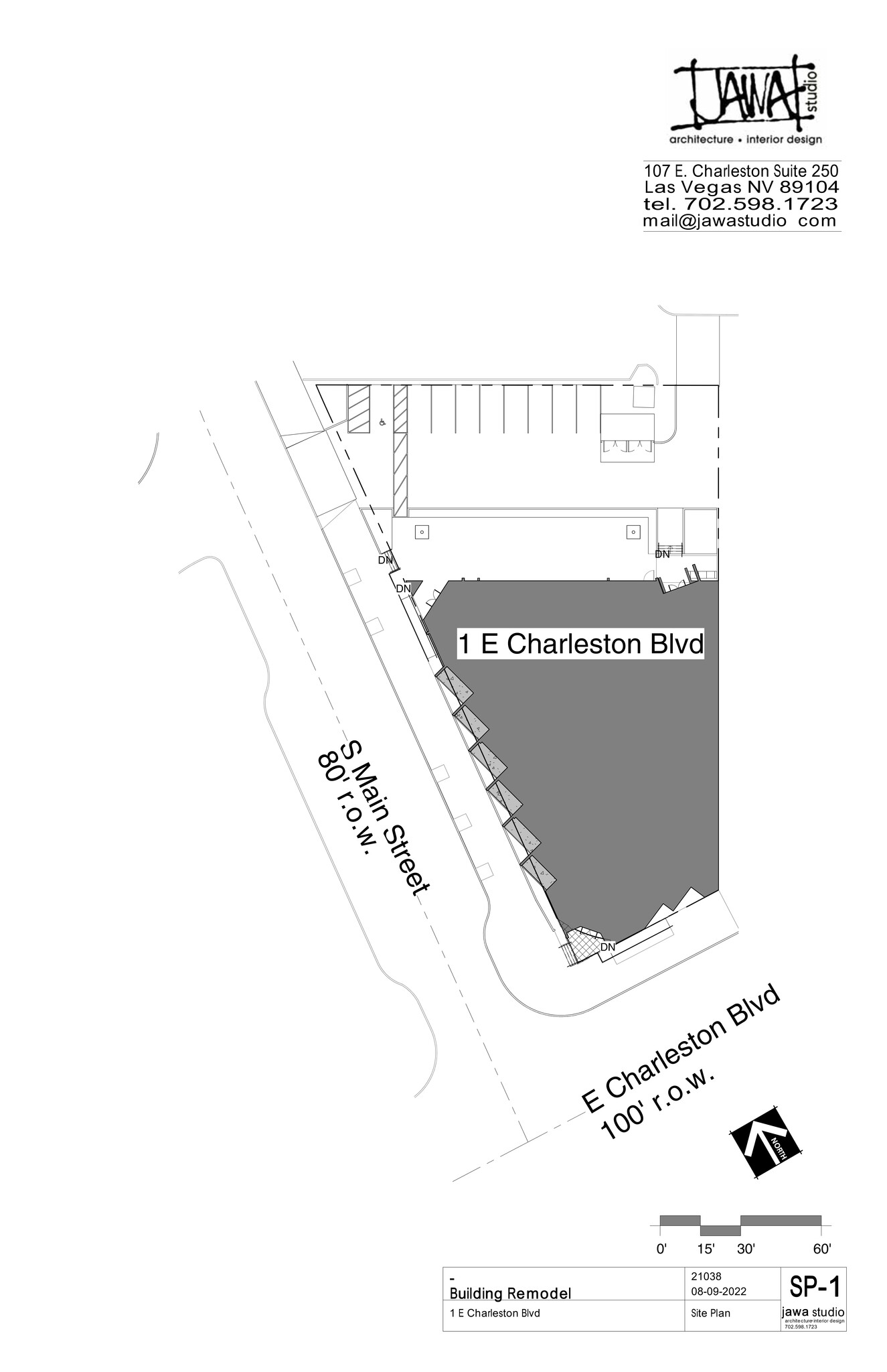 1 E Charleston Blvd, Las Vegas, NV for lease Site Plan- Image 1 of 8