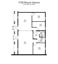 1730 Mount Vernon Rd, Dunwoody, GA for lease Floor Plan- Image 1 of 1