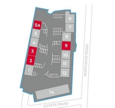 Northend Rd, Erith à louer Plan de site- Image 2 de 2