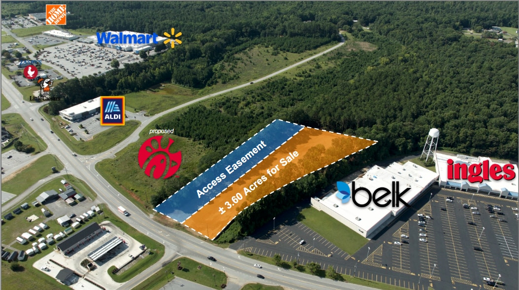 1040 N Hwy 29, Hartwell, GA for sale Aerial- Image 1 of 10