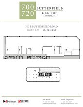 700 E Butterfield Rd, Lombard, IL à louer Plan d’étage- Image 1 de 1