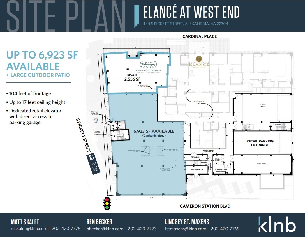444 S Pickett St, Alexandria, VA à louer Plan de site- Image 1 de 1