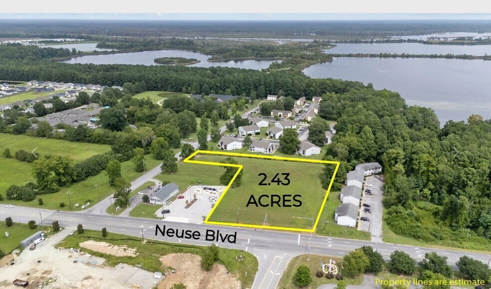 3676 Neuse Blvd, New Bern, NC à vendre - Aérien - Image 2 de 5