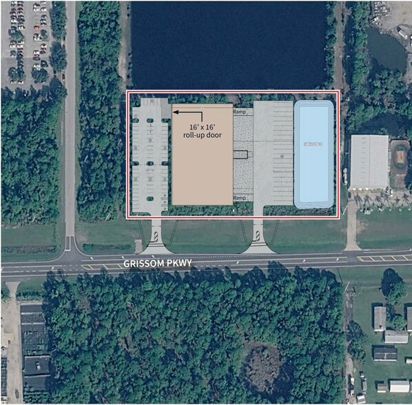 Grissom Pky, Cocoa, FL à louer - Plan de site - Image 3 de 3