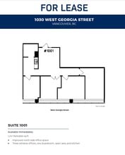 1030 W Georgia St, Vancouver, BC à louer Plan d’étage- Image 1 de 1