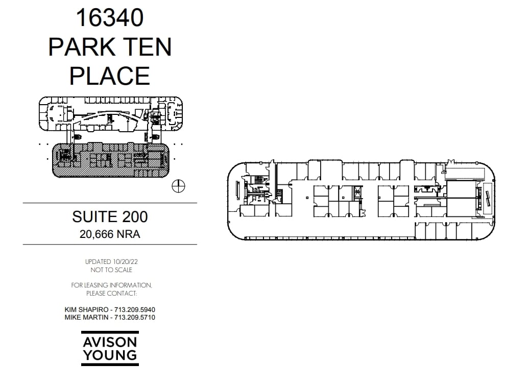 16340 Park Ten Place Dr, Houston, TX for lease Floor Plan- Image 1 of 1