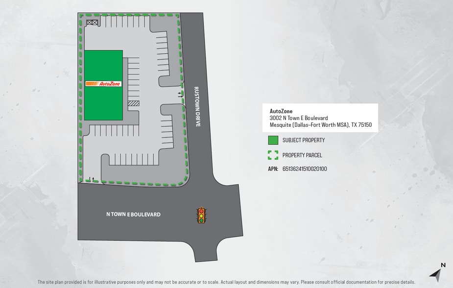 3002 Town E blvd, Mesquite, TX à vendre - Plan de site - Image 2 de 5