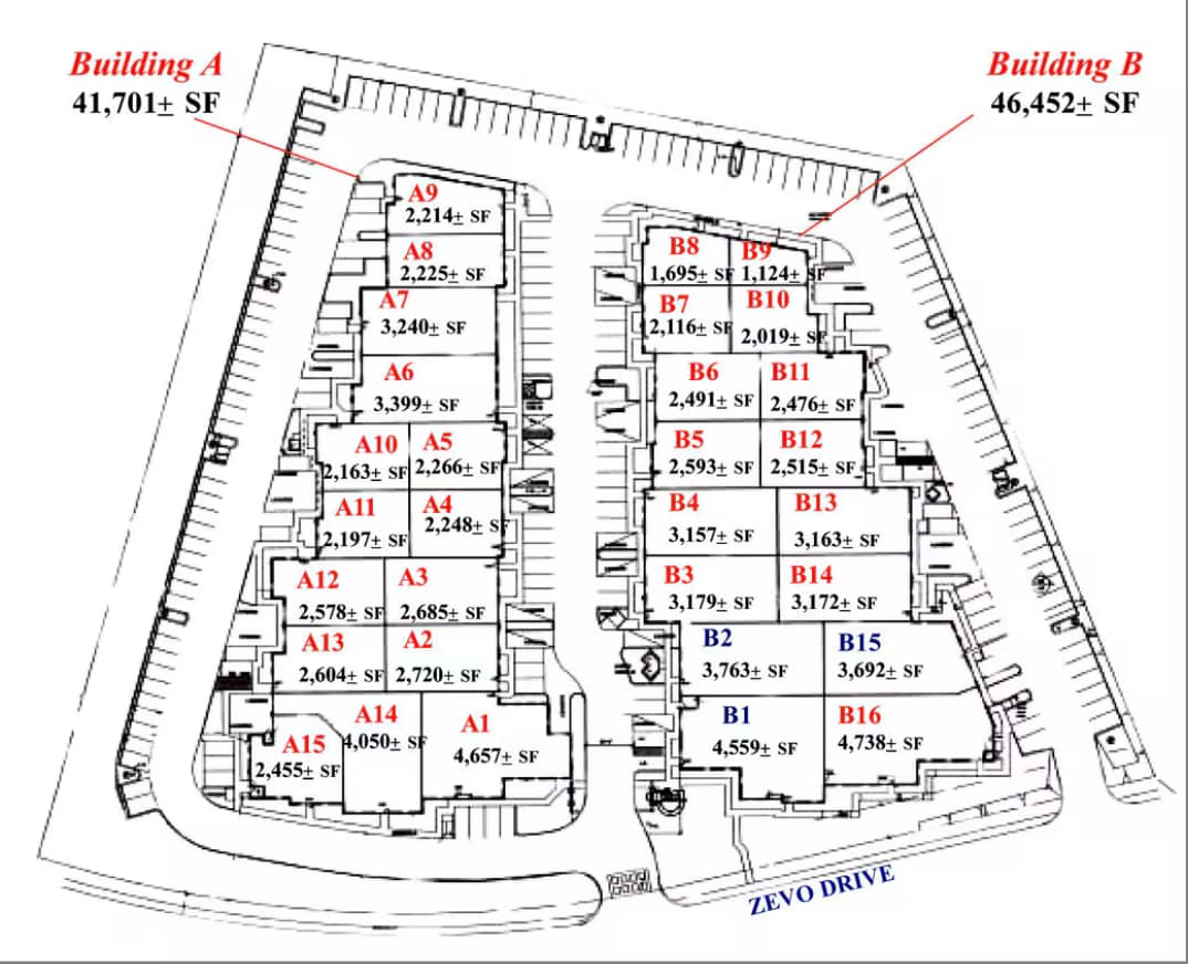 42095 Zevo Dr, Temecula, CA à louer Plan d’étage- Image 1 de 1