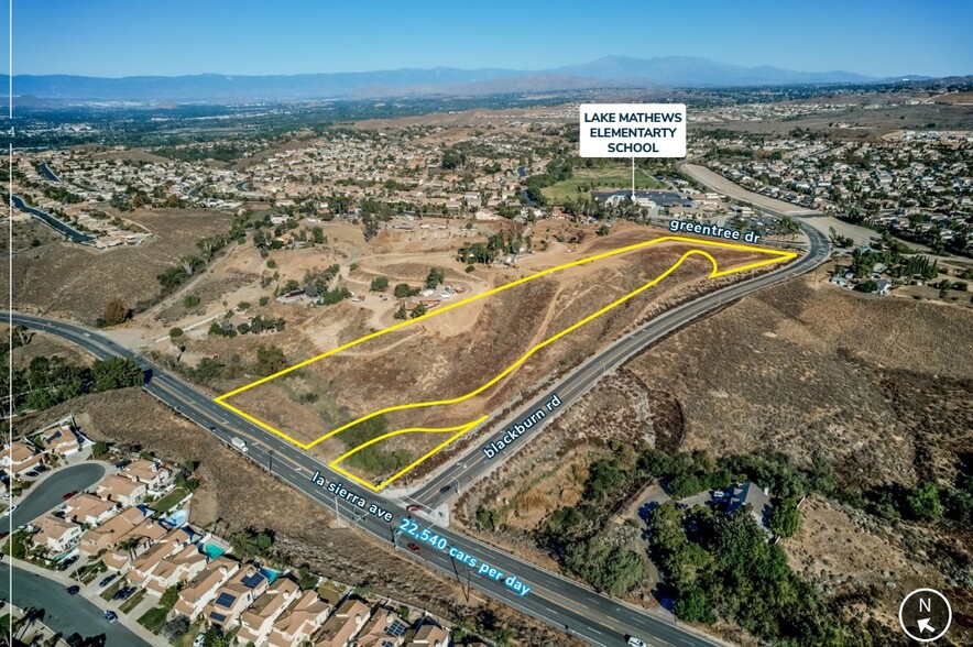 NEC La Sierra Ave, Riverside, CA for sale - Aerial - Image 2 of 3