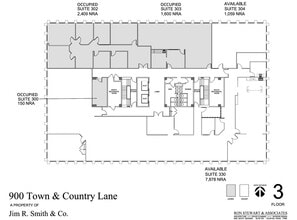 900 Town & Country Blvd, Houston, TX à louer Plan d’étage- Image 1 de 2