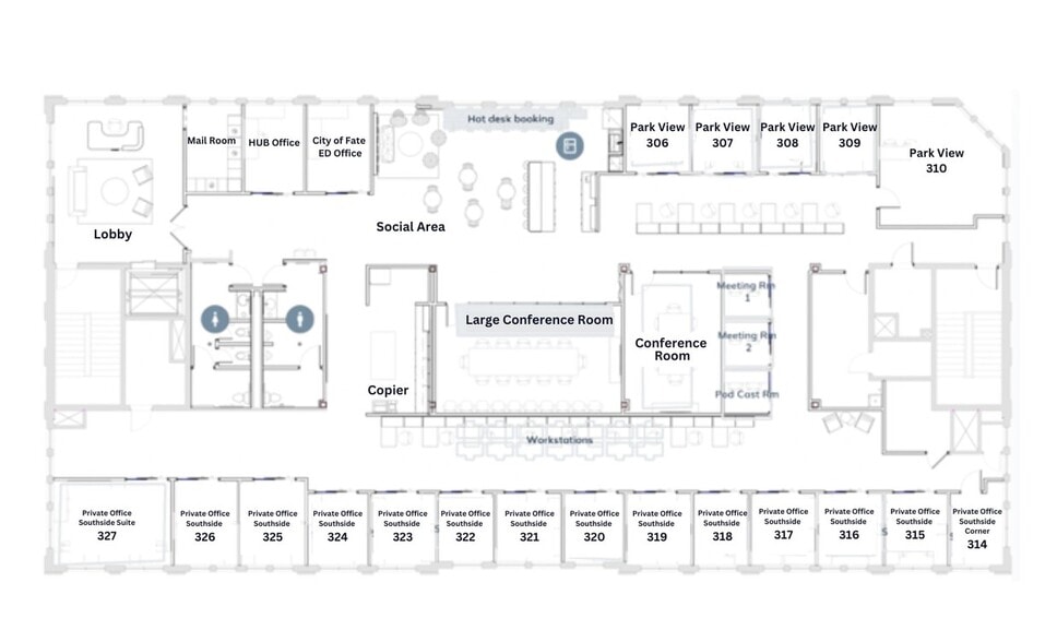 110 Greenhill Ln, Fate, TX for lease - Floor Plan - Image 2 of 2
