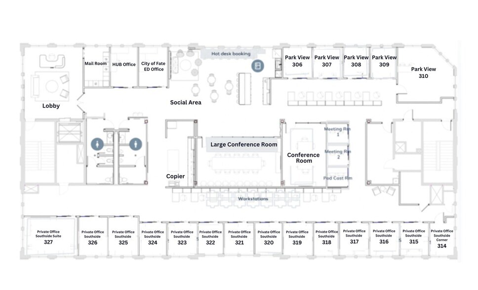 110 Greenhill Ln, Fate, TX à louer - Plan d’étage - Image 2 de 2