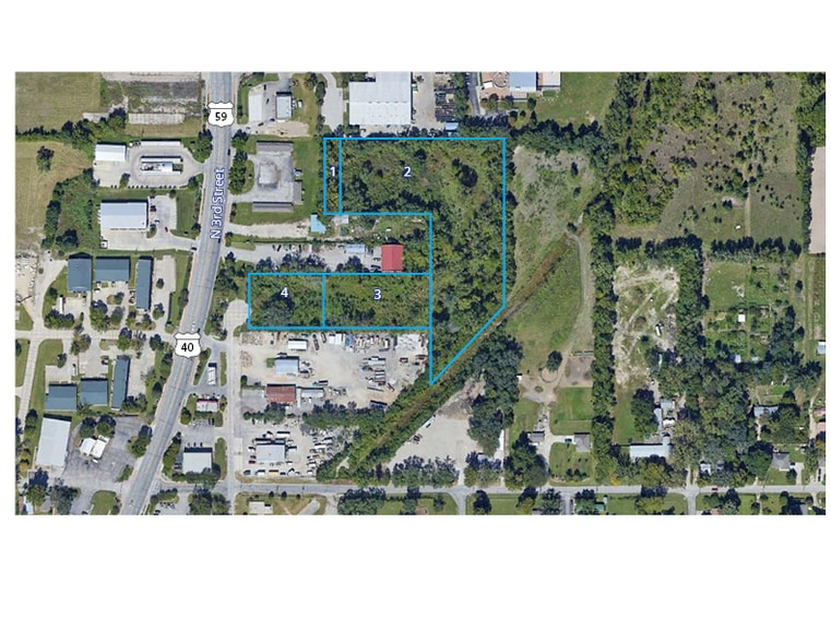 936 N 3rd St, Lawrence, KS à vendre - Aérien - Image 2 de 4