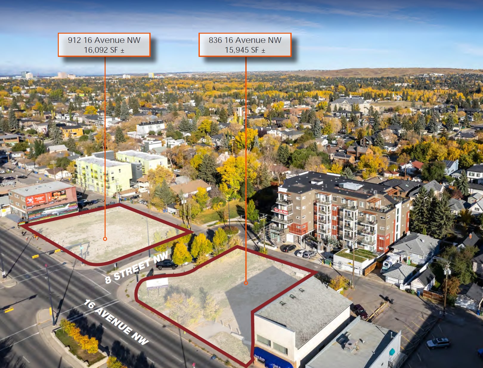 836 16 Ave, Calgary, AB for sale Aerial- Image 1 of 5