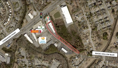 3150-3160 Magic Hollow Blvd, Virginia Beach, VA - Aerial  map view