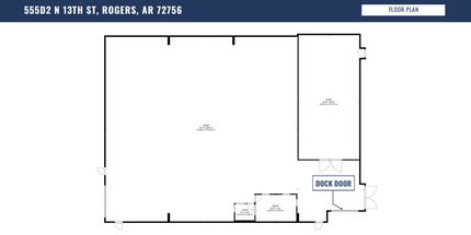 555 N 13th St, Rogers, AR à louer Plan d’étage- Image 2 de 8