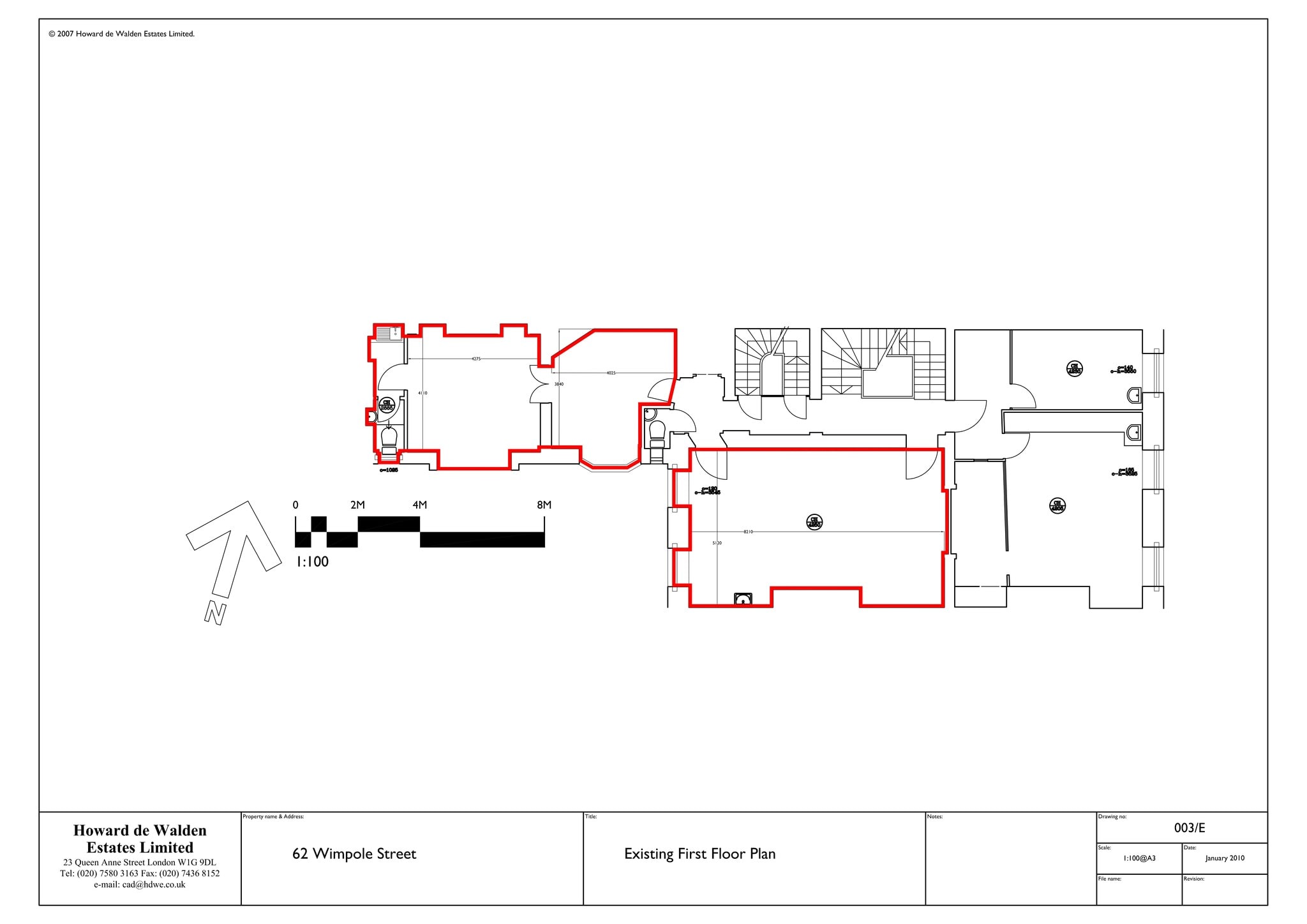 62 Wimpole St, London for lease Site Plan- Image 1 of 11