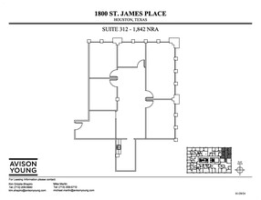 1800 St James Pl, Houston, TX for lease Floor Plan- Image 1 of 1