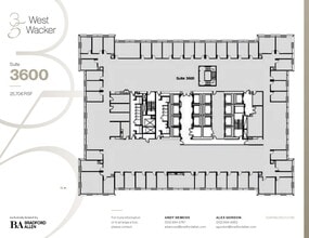 35 W Wacker Dr, Chicago, IL à louer Plan d’étage- Image 1 de 6
