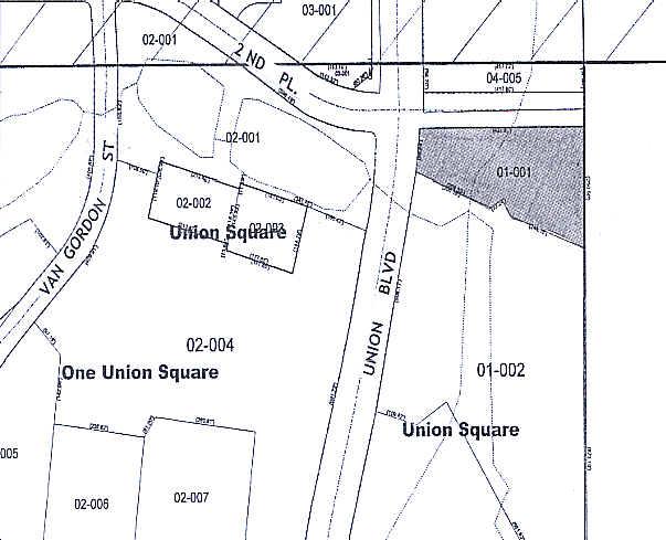 198 Union Blvd, Lakewood, CO for lease - Plat Map - Image 2 of 4