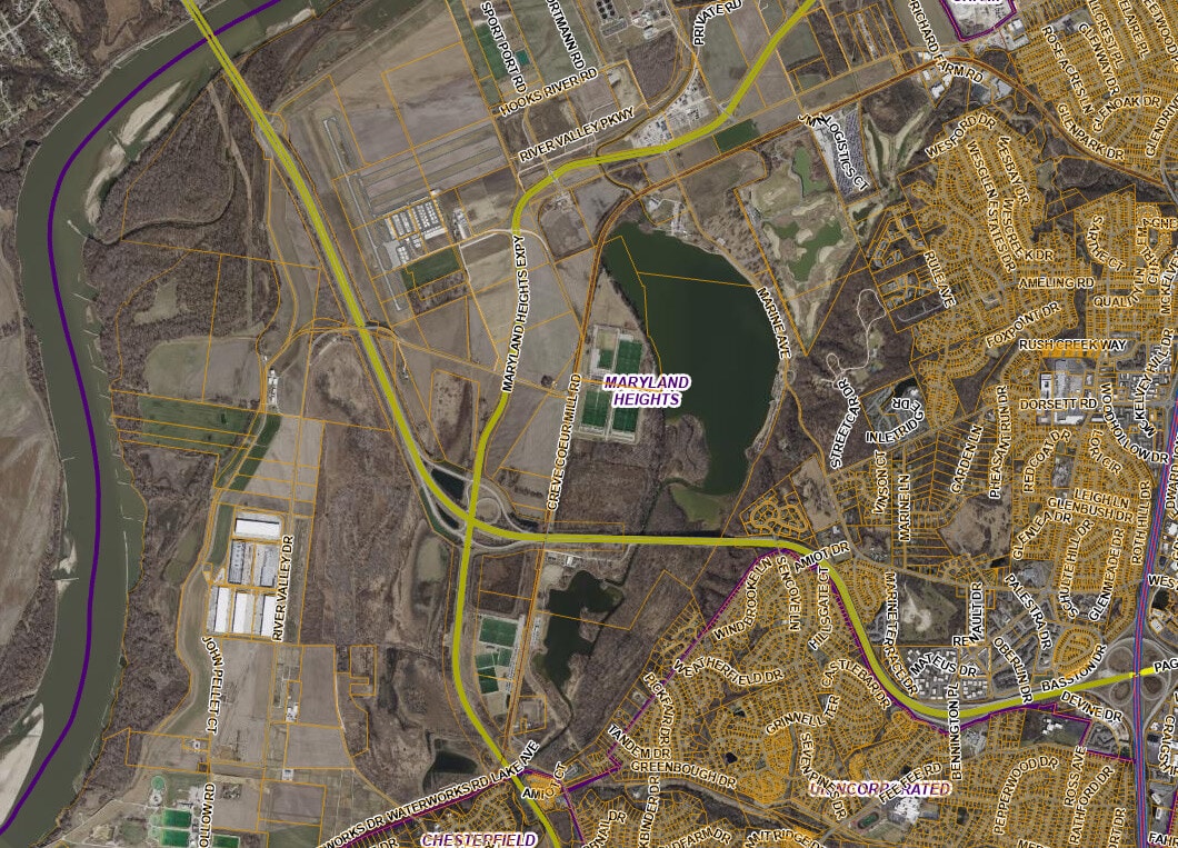 15121 River Valley Dr, Saint Louis, MO for sale Aerial- Image 1 of 4