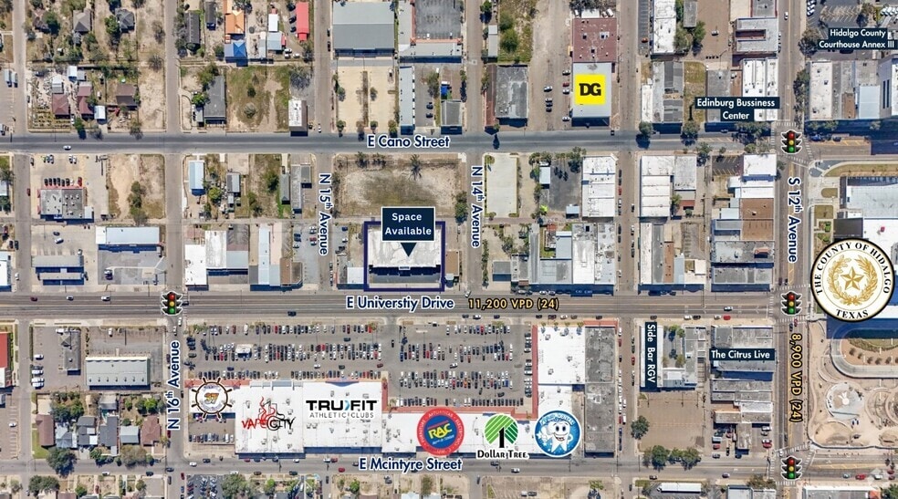 410 E University Dr, Edinburg, TX for lease - Aerial - Image 2 of 21