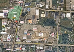 2308-2406 S Green Bay Rd, Racine, WI - Aerial  map view