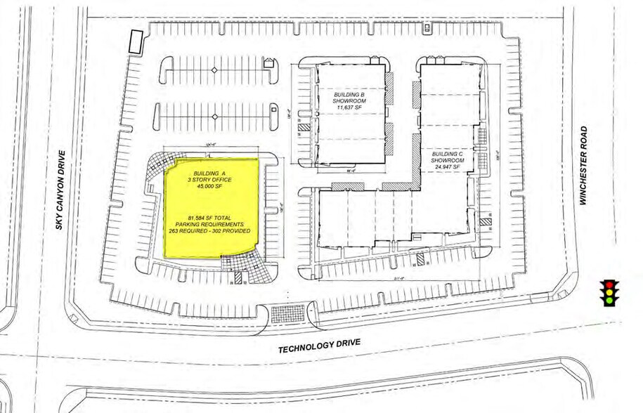 29995 Technology Dr, Murrieta, CA à vendre - Plan de site - Image 2 de 3