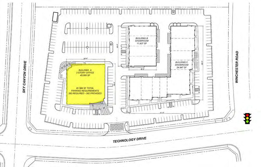29995 Technology Dr, Murrieta, CA for sale - Site Plan - Image 2 of 3