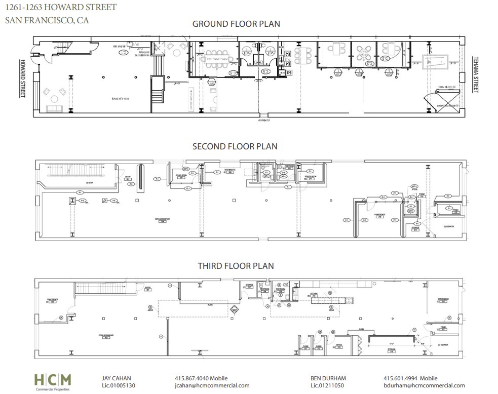 1245-1263 Howard St, San Francisco, CA for lease Floor Plan- Image 1 of 1