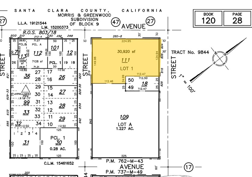 260 Homer Ave, Palo Alto, CA for lease - Plat Map - Image 2 of 6