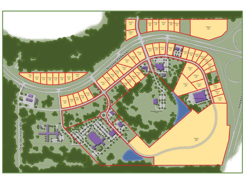 0 Nissan Pkwy, Canton, MS à vendre - Plan de site - Image 2 de 23