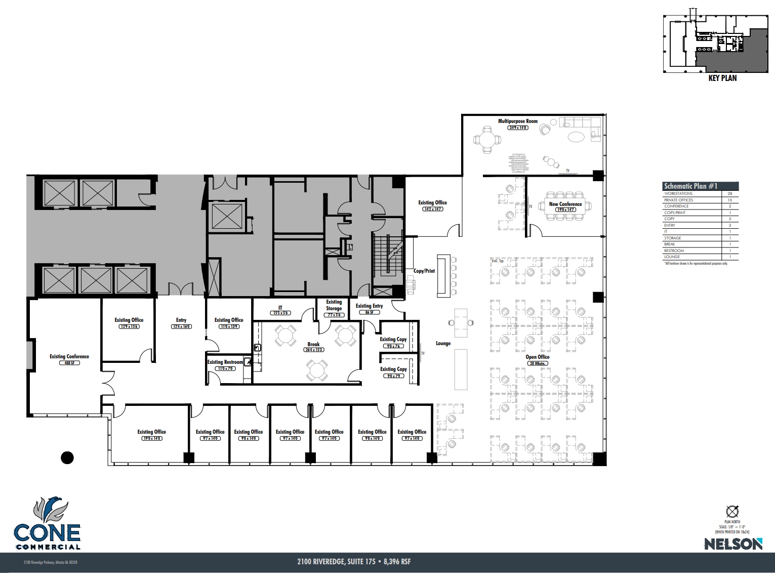 2100 Riveredge Pky NW, Atlanta, GA for lease Floor Plan- Image 1 of 1
