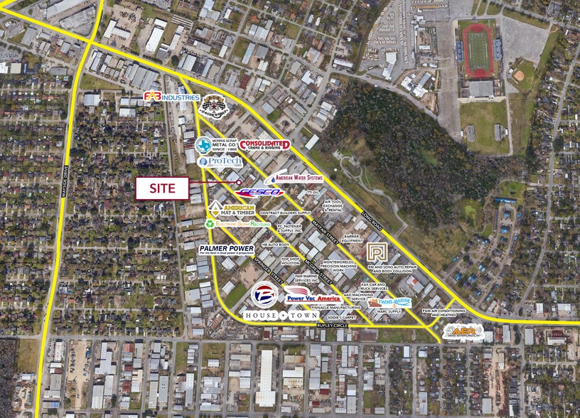 6421 McGrew St, Houston, TX for sale - Aerial - Image 3 of 4