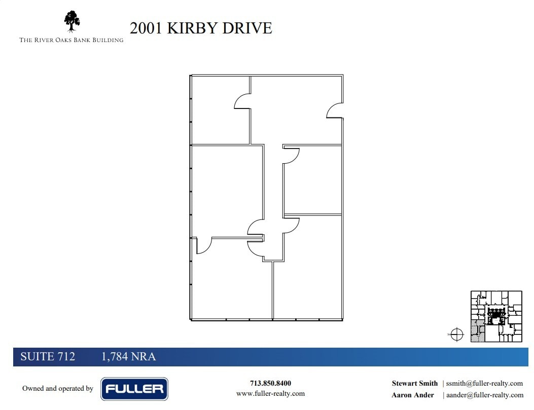2001 Kirby Dr, Houston, TX for lease Floor Plan- Image 1 of 1