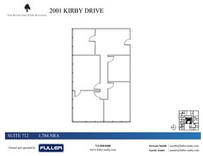 2001 Kirby Dr, Houston, TX for lease Floor Plan- Image 1 of 1