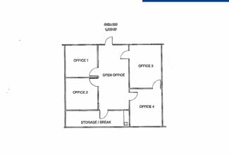 4800 Stockdale Hwy, Bakersfield, CA à louer Plan d’étage- Image 1 de 1