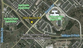 Plus de détails pour 2840 Barron Rd, College Station, TX - Terrain à vendre