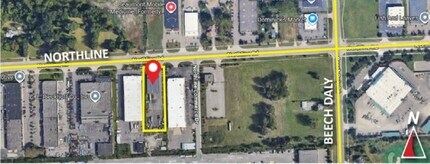 26187 Northline Rd, Taylor, MI - Aerial map view