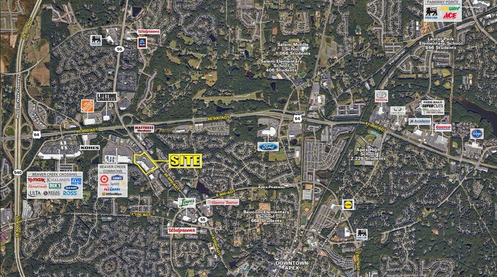 1335 W Williams St S, Apex, NC à louer - Aérien - Image 3 de 5