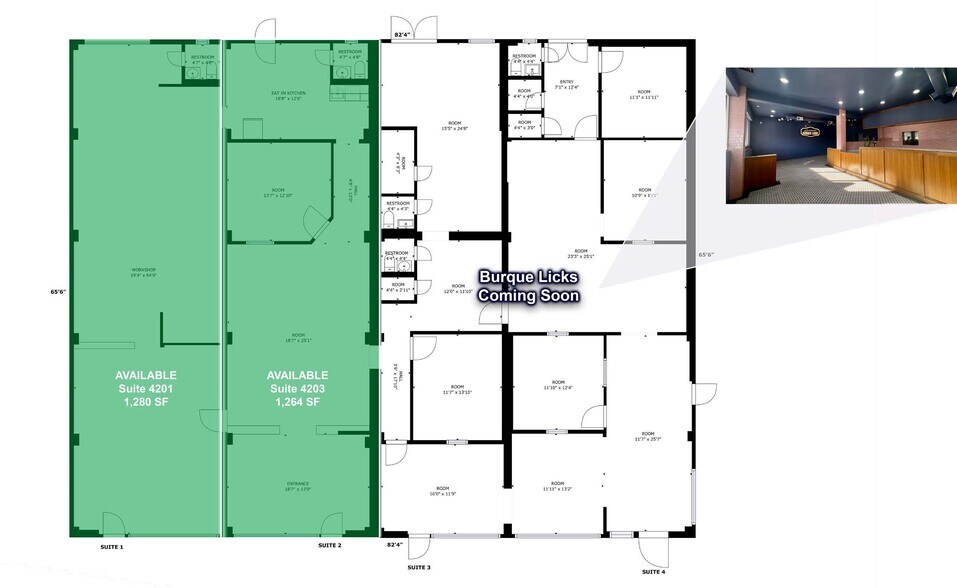 4201-4207 Lomas Blvd NE, Albuquerque, NM à louer - Photo du bâtiment - Image 3 de 9