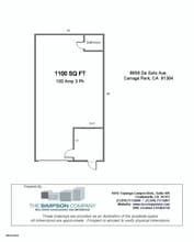 8945-9015 De Soto Ave, Canoga Park, CA à louer Plan d’étage- Image 1 de 1