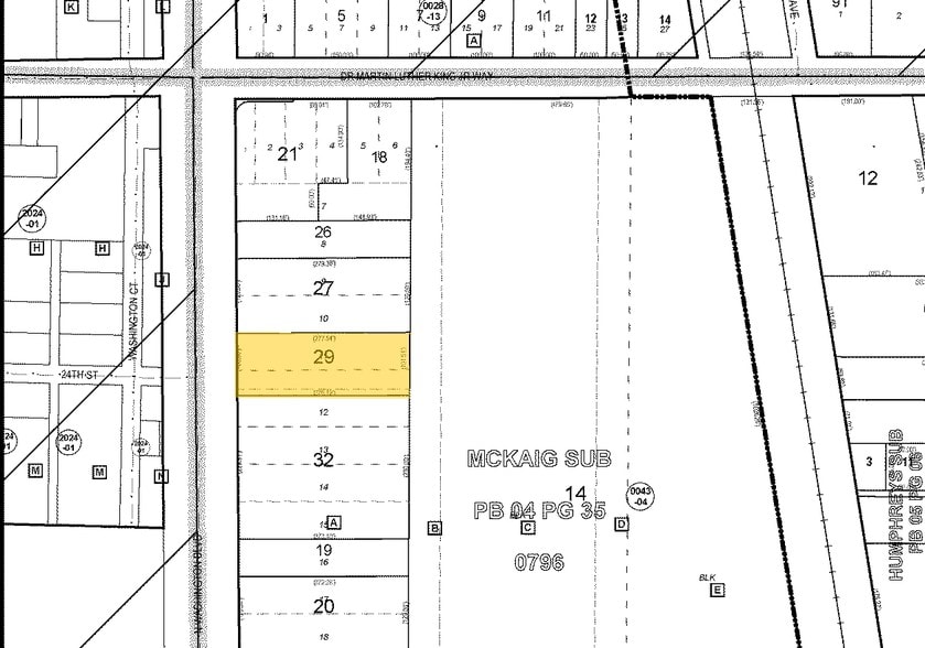 2400 N Washington Blvd, Sarasota, FL for lease - Plat Map - Image 2 of 2