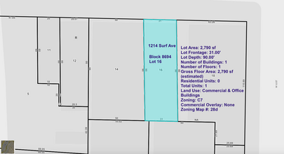 1214 Surf Ave, Brooklyn, NY for sale Floor Plan- Image 1 of 3