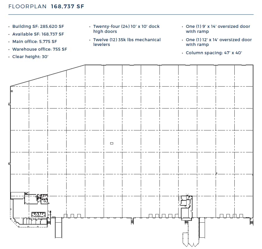 801-841 Railhead Rd, Fort Worth, TX à louer Plan d’étage- Image 1 de 1