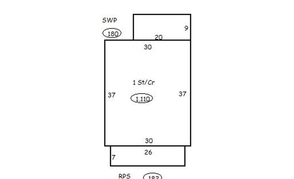 318-320 N Choctaw Ave, El Reno, OK for sale - Floor Plan - Image 2 of 2