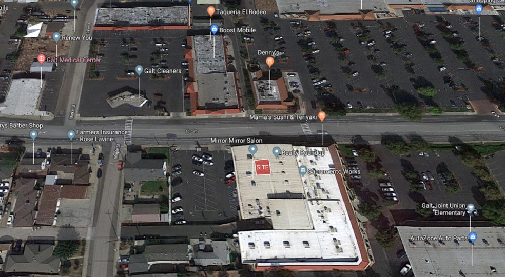 908 C St, Galt, CA for lease - Aerial - Image 2 of 4
